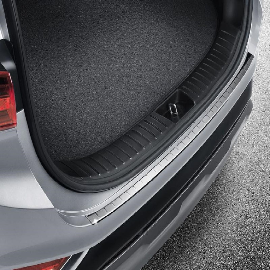 Hyundai SANTA FE TM FL Ladekantenschutzleiste Edelstahl