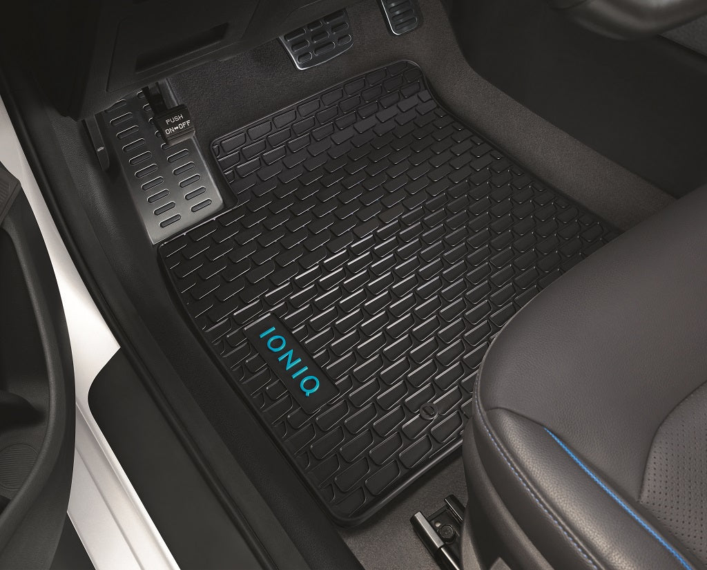 Hyundai IONIQ Elektro Facelift Fußmatten, Gummi