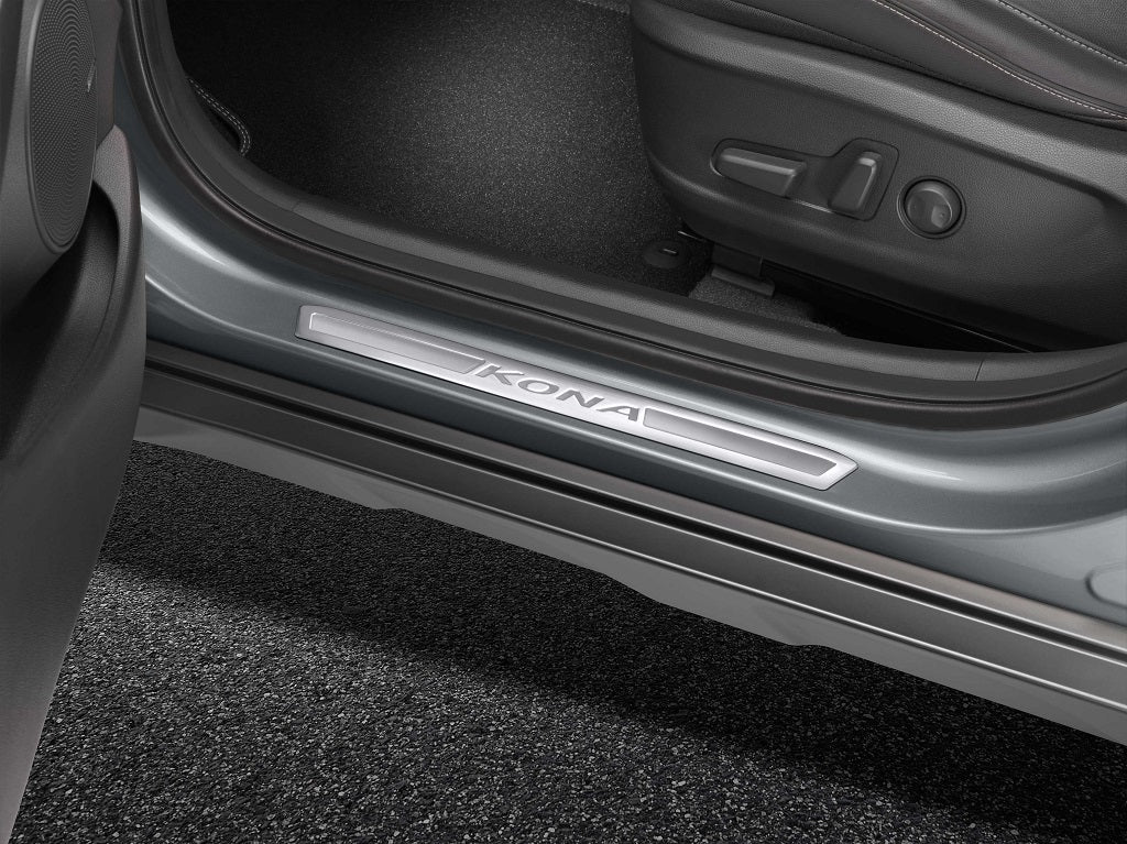 Hyundai KONA OS, KONA OS Elektro Einstiegsleisten, Edelstahl