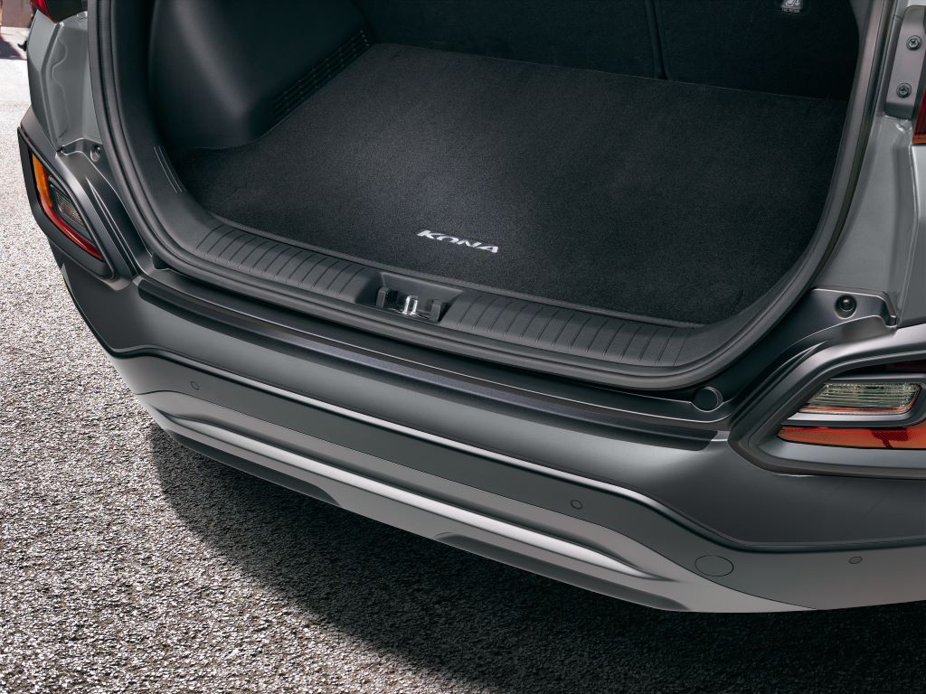 Hyundai KONA Facelift Ladekantenschutz, schwarz