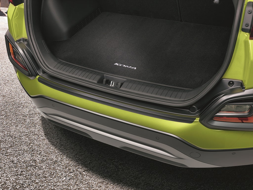 Hyundai KONA Elektro Facelift Ladekantenschutz, schwarz