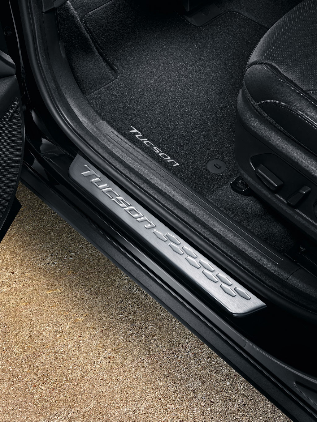 Hyundai TUCSON NX4 Einstiegsleisten, Edelstahl