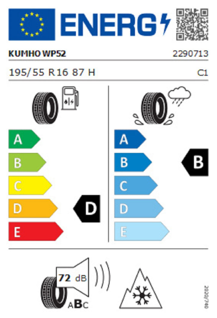 Hyundai i20 BC3, Bayon Alu-Winterkomplettrad Kumho 195/55 16 Zoll