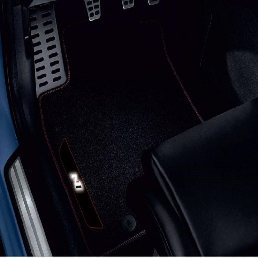 Hyundai i30 Fußmatten beleuchtet, Velours, schwarz