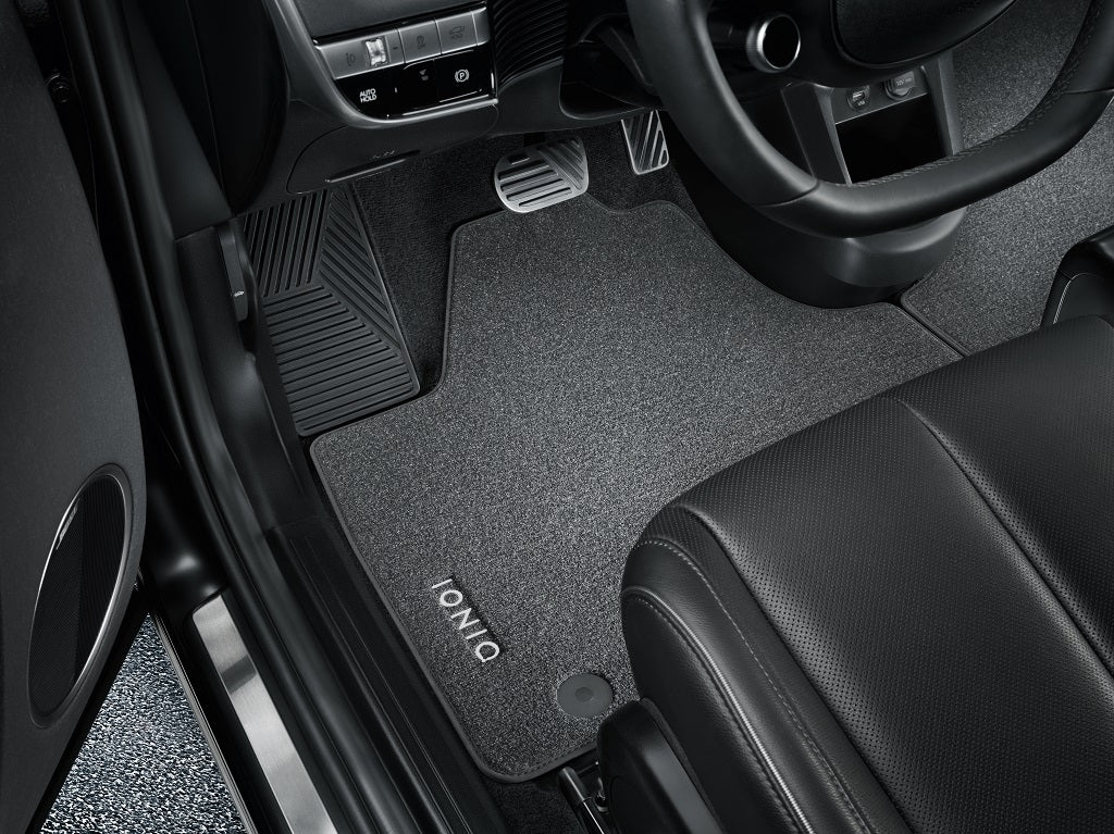 Hyundai IONIQ 5 Fußmatten, Velours, für verschiebbare Mittelkonsole