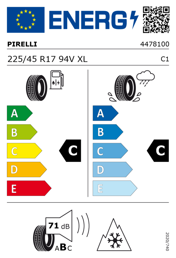 Hyundai i30 PD Alu-Winterkomplettrad Pirelli 225/45 17 Zoll, Vororder