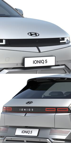 Hyundai IONIQ 5 Embleme-Set schwarz