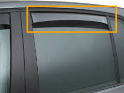 Hyundai IONIQ 6 Windabweiser hinten, schwarz, grau